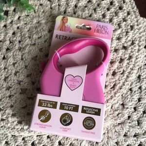 Paris Hilton Pink Dog Retractable Leash